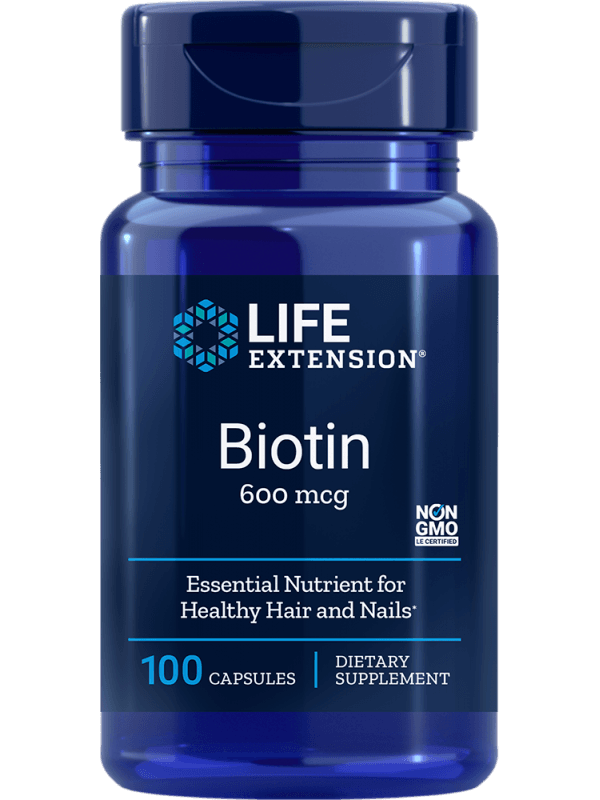 Biotyna Biotin 600 mcg (cena hurtowa: rabat max 25%) – 100 kaps.