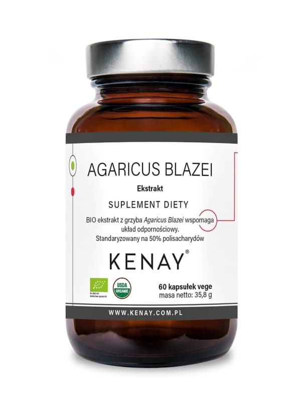Agaricus blazei Pieczarka brazylijska BIO – 60 kaps.