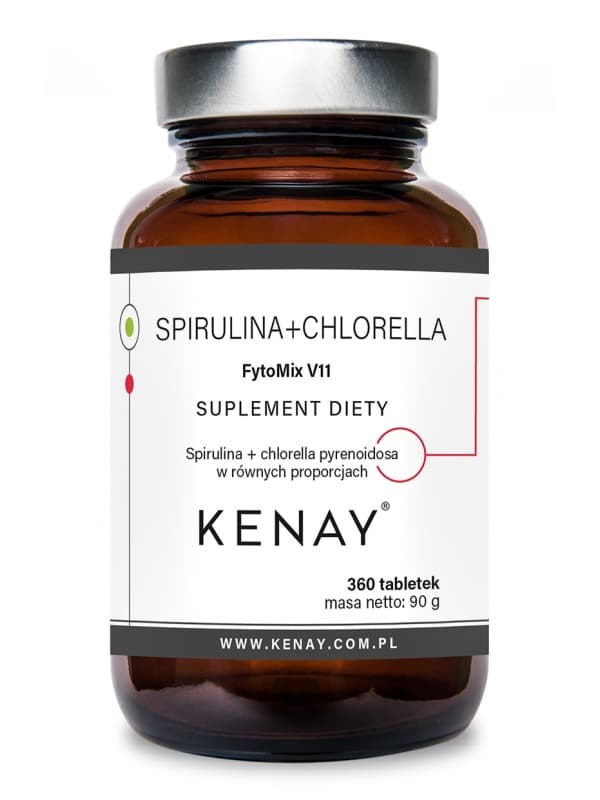 Spirulina + Chlorella Fytomix – 360 tabl.