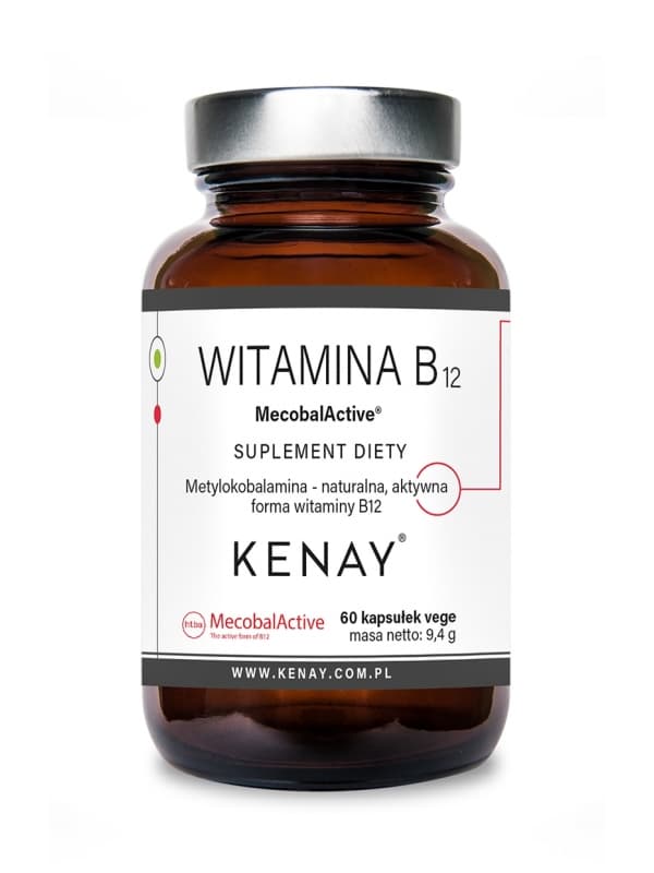WITAMINA B12 (metylokobalamina) MecobalActive® – 60 kaps.