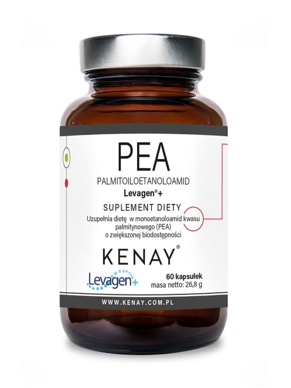 PEA Palmitoiloetanoloamid Levagen®+ – 60 kaps.