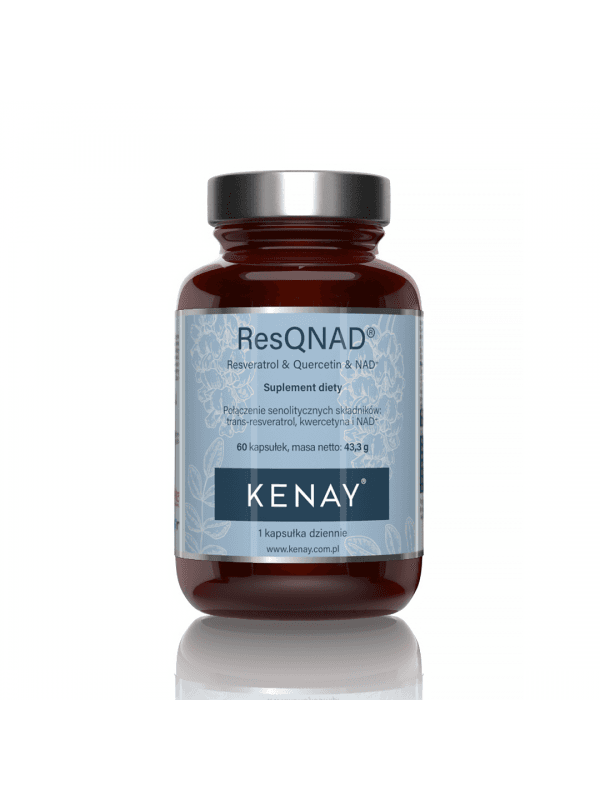 ResQNAD® (resweratrol, kwercetyna, NAD+) max rabat 25% – 60 kaps.